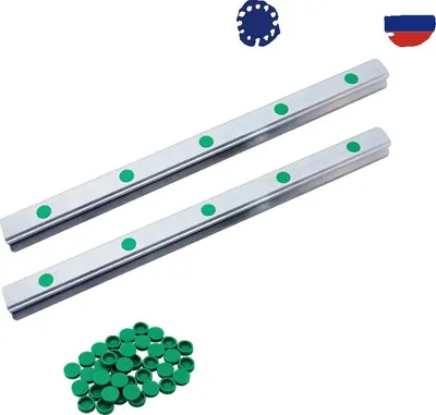 Produktbild von Linearschiene, präzise Bewegung, langlebige Stahlkonstruktion, 2 Stück HGR15, 1050mm