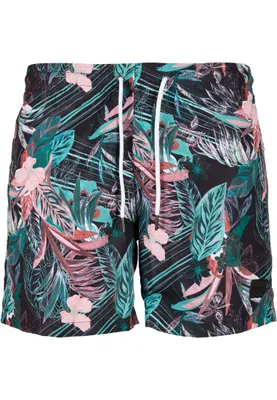 Produktbild von Urban Classics - PATTERN Swim Shorts flower - XL