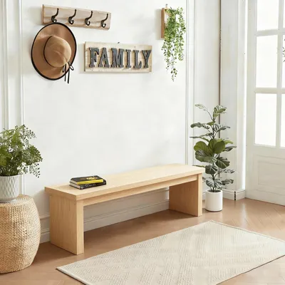 Produktbild von Holzbank für den Eingangsbereich, das Schlafzimmer oder das Esszimmer