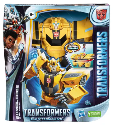 Obrázok produktu pre Hasbro Transformers: Earthspark Spin Changer Bumblebee & Mo Malto