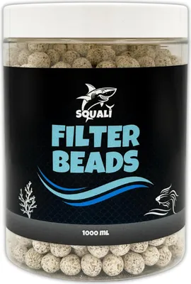 Imagen del producto de Squali: Perlas filtrantes de 1000 ml para filtros de acuarios