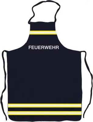 Produktbild von Grillschürze Kochschürze Feuerwehr reflektierend 12578 blau