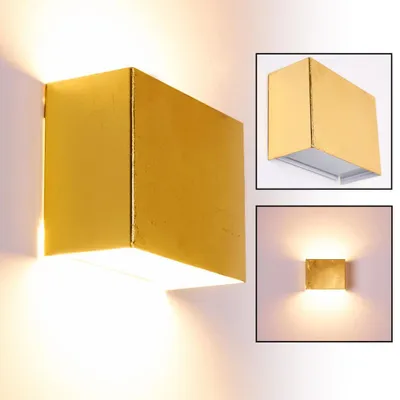 Produktbild von Coritis »Coritis« Wandlampe aus Metall/Glas in Gold