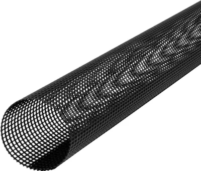 Produktbild von INEFA Laubschutzgitter Dachrinnen Laubschutz, PVC 125-180mm, 2m, Schwarz Laubfang Dachrinnenabdeckung Dachrinnenzubehör  Germany