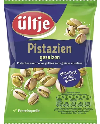 Image de Pistaches Ültje avec coque grillées au four et salées 150g