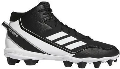 Produktbild von Adidas Icon 7 Mid MD (S23922) 9,0 Black Baseball/Softball Schuhe | Molded Cleats Stollen