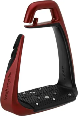 Produktbild von Freejump Steigbügel Soft'Up Classic Plus Sicherheitssteigbügel Pearl Black/Red
