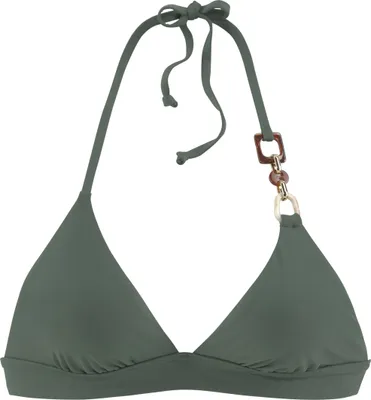 Produktbild von LASCANA Triangel-Bikini-Top Yves oliv Größe 34 Cup C/D