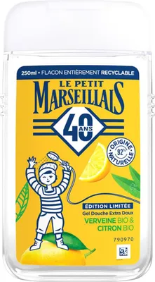 Produktbild von Le Petit Marseillais Duschgel Eisenkraut & Zitrone 6x250ml – Frische Pflege aus Frankreich