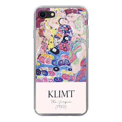 Produktbild von MuchoWow® Handyhülle Schutzhülle Hülle für iPhone 7 Malerei - Jugendstil - Gustav Klimt Silikon Softcase Handy Hülle - Kartenhalter
