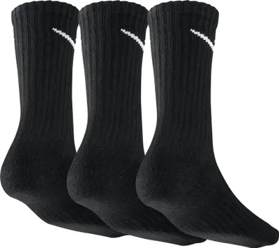 Obrázek produktu pro Nike Value Bavlna Crew 3 Pack Socks various colors, Velikost:XL, Barva:černá