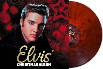 Obrázek produktu pro Elvis Presley (1935-1977): Elvis' Christmas Album (180g) (Limited Edition) (Red Marble Vinyl)