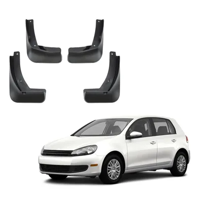 Produktbild von J&J AUTOMOTIVE | Schmutzfänger 4er Set vorne + hinten für Volkswagen Golf 8 ab 2020 Schrägheck (Passt nicht zum R-line)