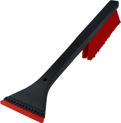 Produktbild von 1 x Kombi Eiskratzer Schwarz-Rot MURSKA® Eisschaber 365mm Dreieck-Klinge Acryl wechselbar mit Schneebesen Original aus Finnland