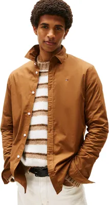 Zdjęcie produktu dla Koszulka męska Tommy Jeans, model Original Stretch, długi rękaw, kolor beżowy (Pecan Nut), rozmiar XS