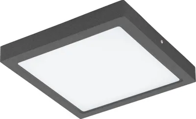 Produktbild von Eglo 30722 ARGOLIS LED Außen-Wand- / Deckenleuchte 22W 300x300mm Anthrazit Weiss Warmweiss IP44