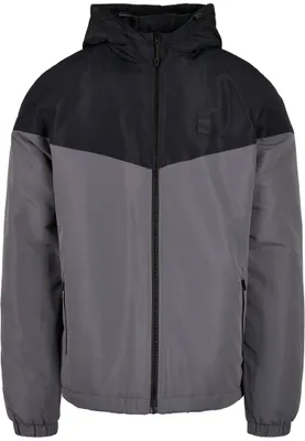 Produktbild von Urban Classics Jacke 2-Tone Padded Windrunner Black/Darkshadow-XL