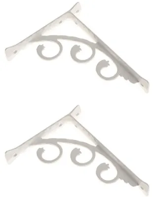 Immagine prodotto di Set di 2 supporti angolari in metallo per mensole a forma di L