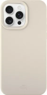 Produktbild von Shockproof silicone Hülle Beige - Kompatibel mit iPhone 15 Pro