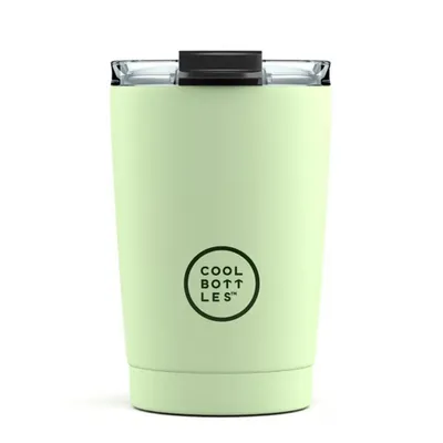 Obrázek produktu pro Cool Bottles Nerezový termohrnek Pastel třívrstvý 330 ml - zelená