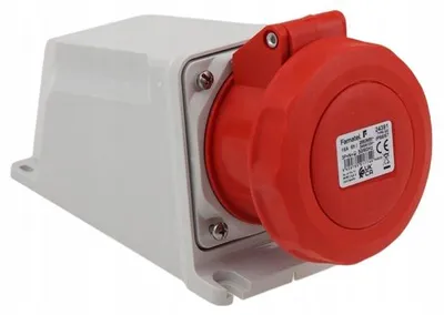 Immagine prodotto di FAMATEL 24391 - Presa industriale, 16A, 5 poli, grado di protezione IP67, colore rosso
