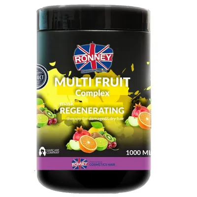 Produktbild von Ronney Haarmaske Multi Fruchtkomplex Regenerativ für geschädigtes Haar, 1000 ml