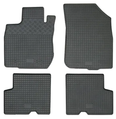 Gummifußmatten Set 4-teilig für Dacia Duster 1 (2010-2018), schwarz