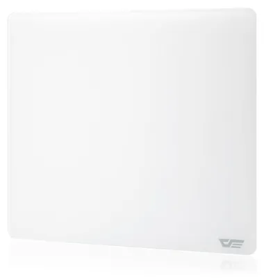 Zdjęcie produktu dla Podkładka pod mysz Glas z ultra-gładką, utwardzoną powierzchnią, zapewniająca precyzyjne śledzenie, antypoślizgową gumową podstawą, kolor biały, wymiary 450x390 mm