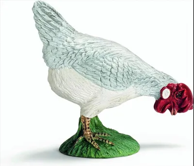 Image de Schleich 13647 - Ferme, poule picorant