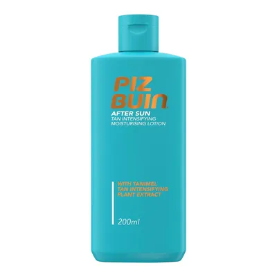 Produktbild von Piz Buin After Sun Tan Intensifier Lotion, schnell einziehende Bräunungsbeschleuniger Bodylotion, spendet 24h Feuchtigkeit (1 x 200 ml)