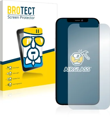Produktbild von BROTECT Schutzglas für Apple iPhone 12 Pro Max Schutzfolie Panzer Folie Glas Display Schutz klar