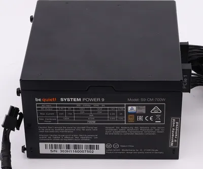 Produktbild von be quiet! SYSTEM POWER 9 700W CM Netzteil