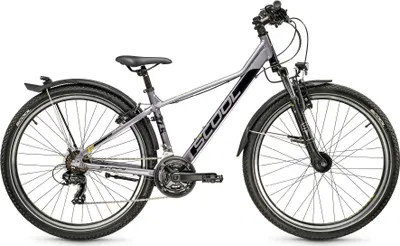 Produktbild von S'COOL troX EVO 27,5 Zoll 21-Gang Shimano Grey/Black | Kinderfahrrad | Jugendfahrrad | 27,5 Zoll | Mountainbike | 21 Gang  | Rahmenhöhe 40