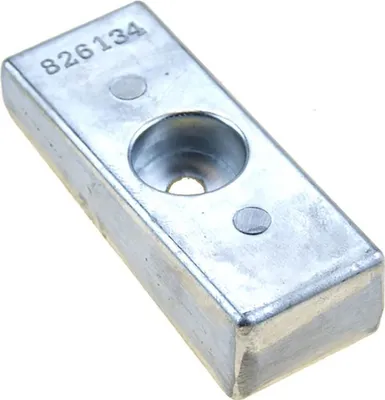 Produktbild von Recmar Rec826134q Zinkanode Silber 100 x 130 mm Silber 100 x 130 mm