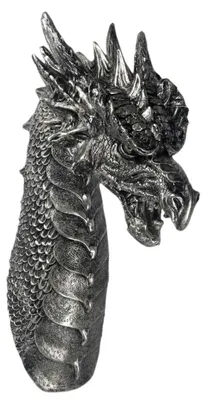 Produktbild von Drachenkopf Dekofigur als Wandrelief 40 cm