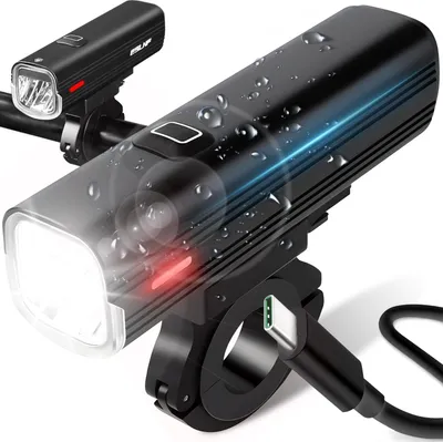 Zdjęcie produktu dla Lampka Rowerowa Latarka Led Przód Mocna 1000Lm
