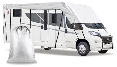 Imagen del producto de Protección impermeable para caravanas, fabricada en poliéster de 210D