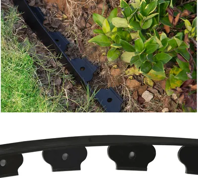 Immagine prodotto di Jiubiaz Bordatura del prato 10x bordatura durevole del prato Bordo di falciatura bordatura in plastica
