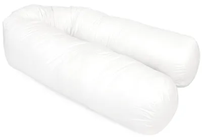 Productafbeelding van Nekrol van Percal in Wit met Polyester Vulling 180 cm