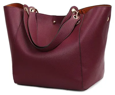 Produktbild von Große Kunstleder Handtasche für Frauen mit Schulterriemen