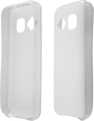 Image de caseroxx Housse de protection TPU compatible avec Easyfone Prime-A5, étui en caoutchouc pour téléphone portable blanc-transparent