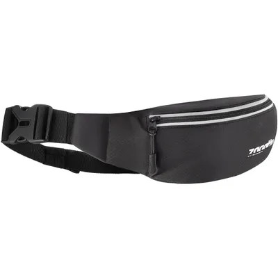 Image de Sac de sport pour homme, noir, pratique sac de taille unie, ZAGATTO, avec bande réfléchissante, ajustement à la taille, 11x27x9 / ZG748