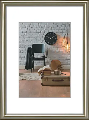 Produktbild von Hama 4007249664563, Einzelbilderrahmen, Kunststoff, Grau, Tisch, Wand, 9 x 13 cm, 140 mm