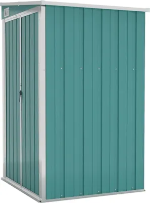 Image de vidaXL Abri de jardin vert 118x100x178 cm Acier galvanisé