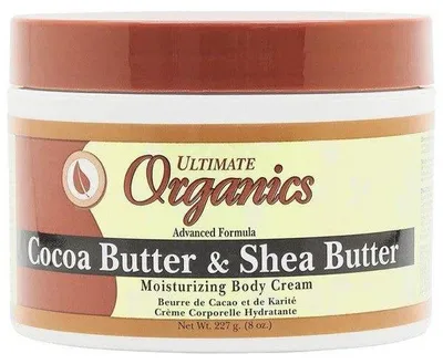 Obrázok produktu pre Africa's Best Ultimate Organic Cocoa & Shea Butter Body Cream 8oz.