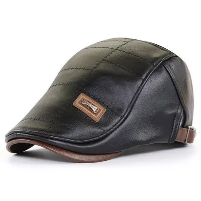 Zdjęcie produktu dla Czarny beret męski VA-15452 - Styl i komfort KP15452