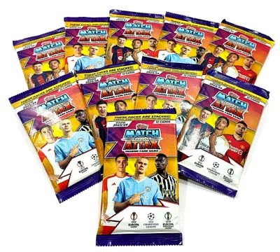 Obrázok produktu pre Match Attax Tcg Cards / 2023/24 Season / 10 Packets / 120 Cards!