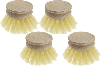 Produktbild von 4 x Spülbürste Kopf Ø 6 cm, Holz