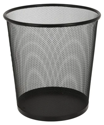 Produktbild von Excellent Houseware Mülleimer, Metall, 26,5 x 28 cm, schwarz