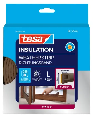 Imagen del producto de TESA P-Profile, 25 metros, para ventanas